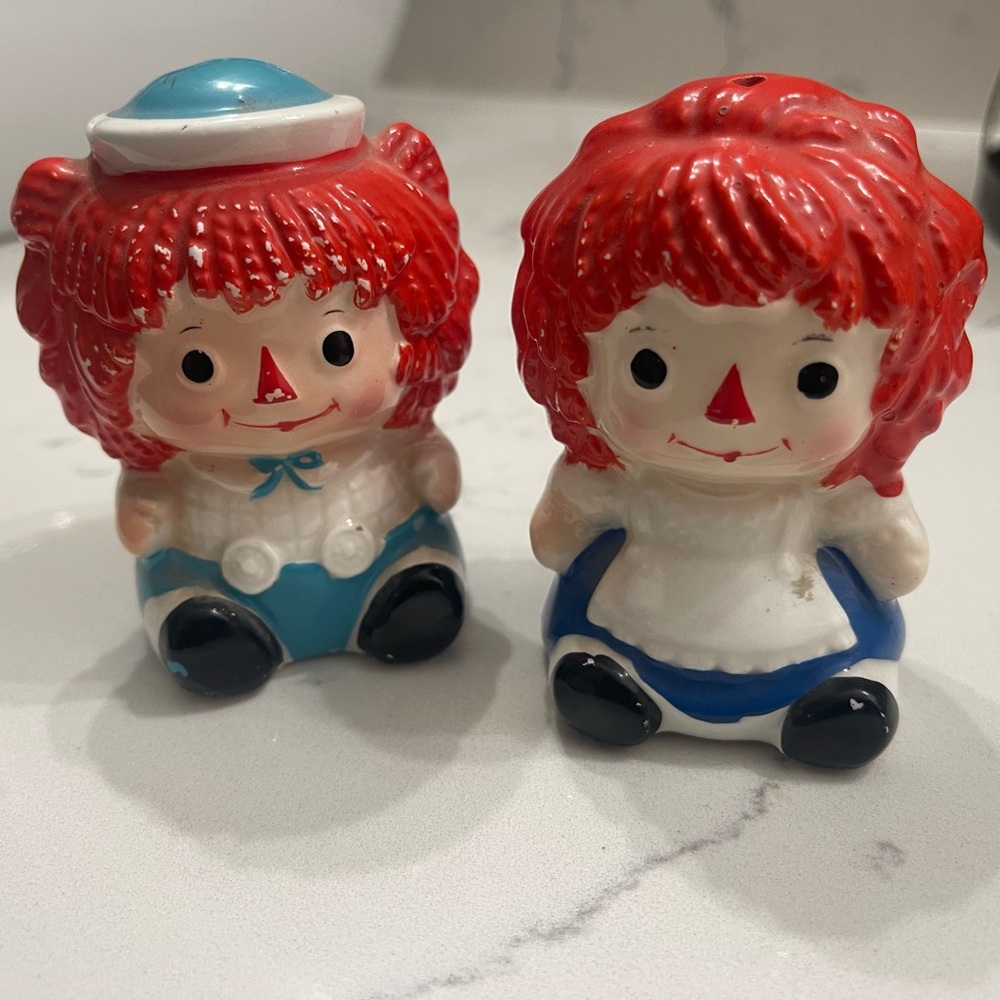 Raggedy Ann and Andy Salt and Pepper shakers